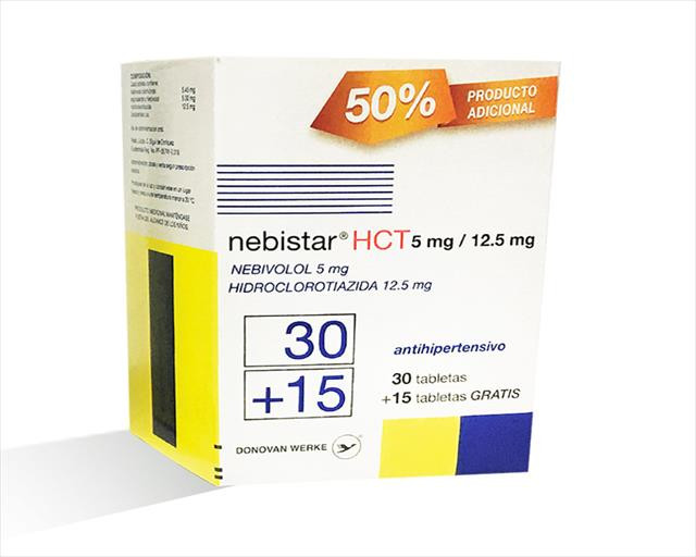 NEBISTAR HCT 5MG/12.5MG X 30+15 TABLETAS