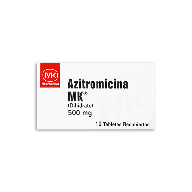 AZITROMICINA MK TABLETAS 500MG X 12