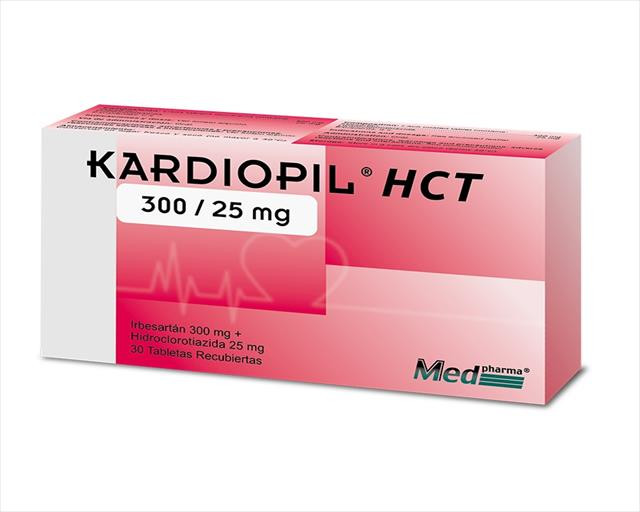 KARDIOPIL HCT TABLETAS 300/25MG X 30