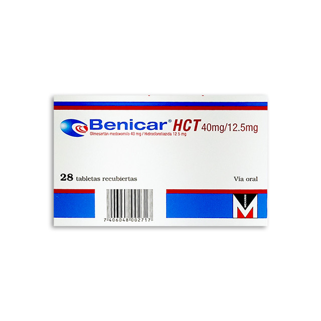 BENICAR HCT TABLETAS 40/12.5MG X 28