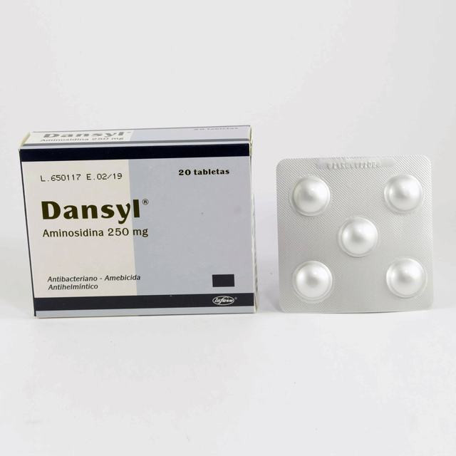 DANSYL 250 MG X 20 TABLETAS