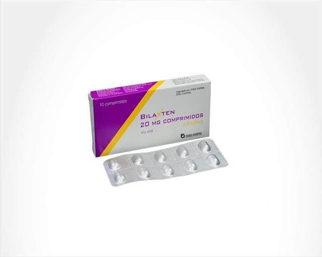 BILAXTEN 20MG X 10 COMPRIMIDOS