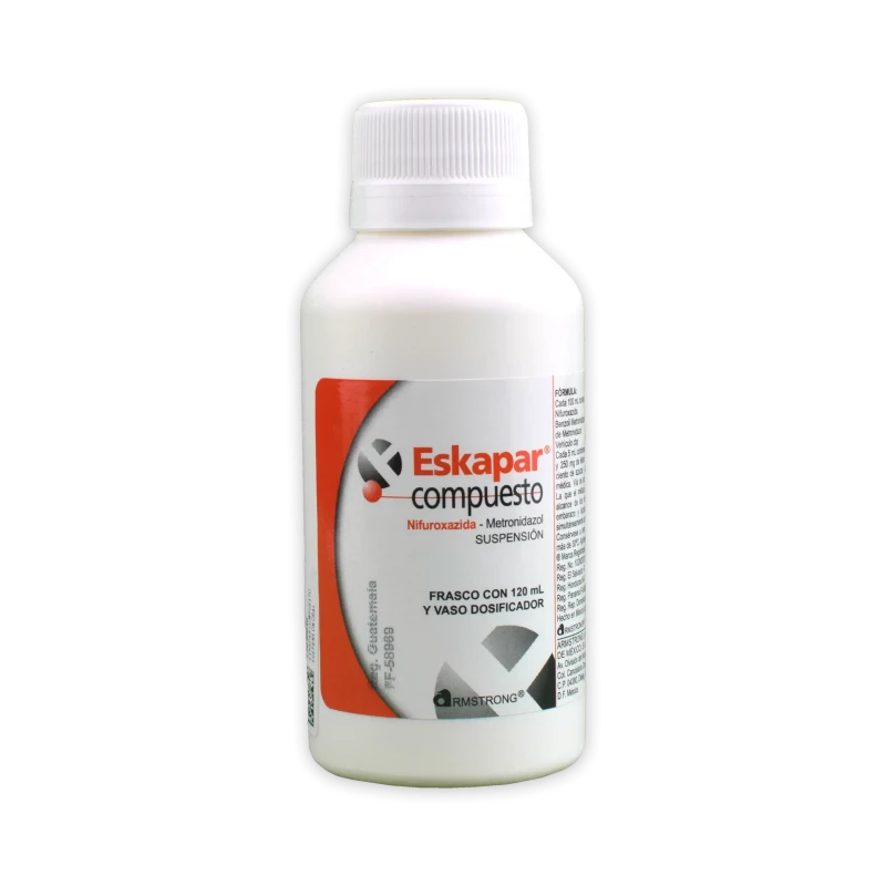 ESKAPAR COMPUESTO SUSPENSION 200MG/250MG X 120ML