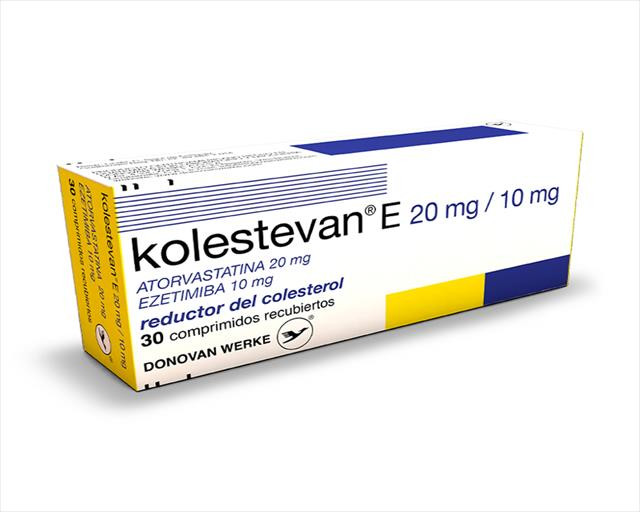 KOLESTEVAN E 20MG/10MG X 30 TABLETAS