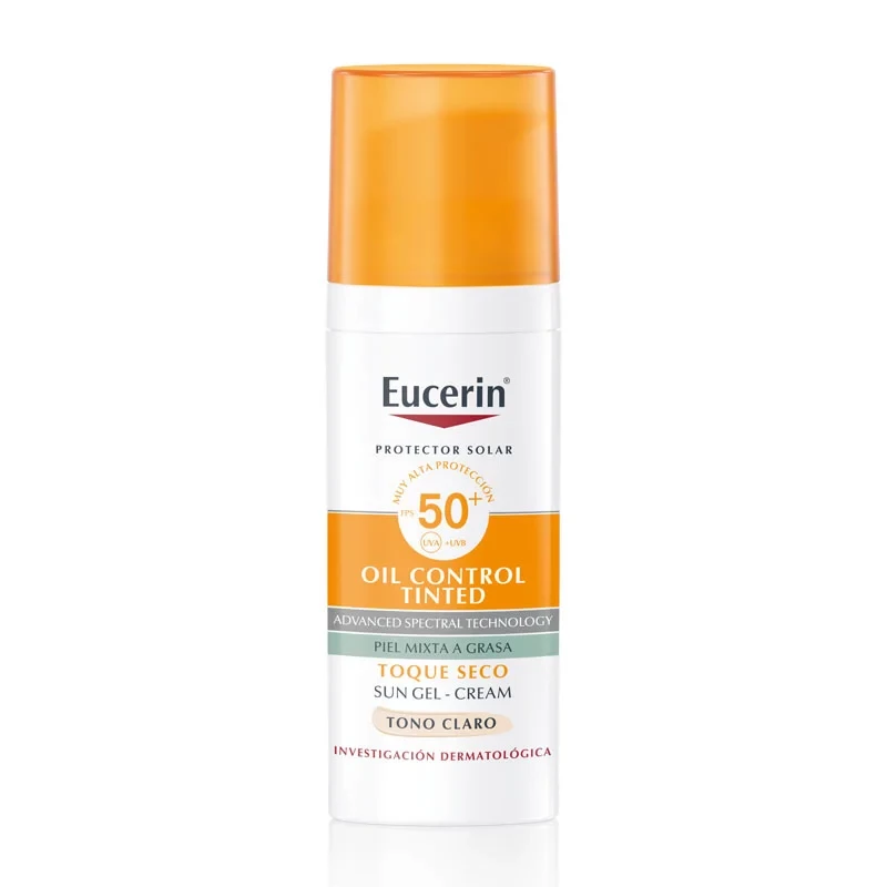 EUCERIN SOLAR FPS50 TOQUE SECO-TONO CLARO X 50ML