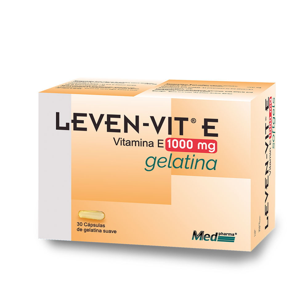 LEVEN VIT E CAPSULAS GEL BLANDA 1000MG X 30