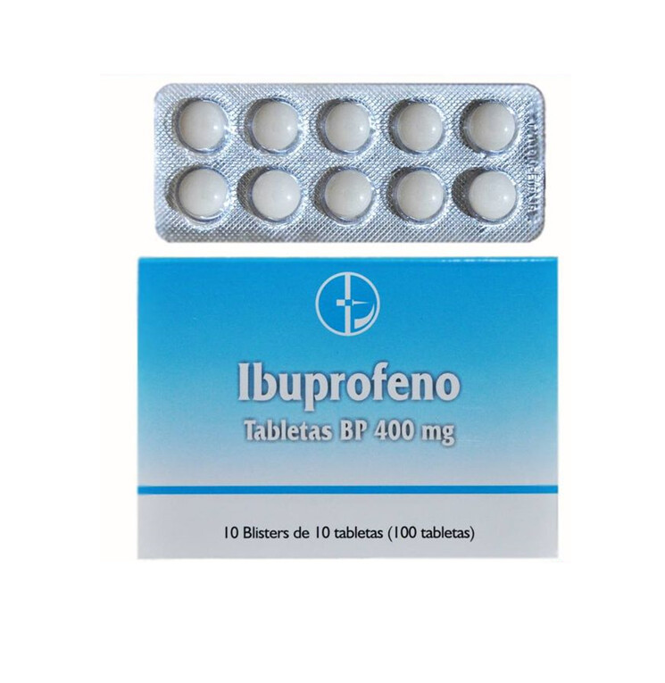 IBUPROFENO CAPLIN 400 MG X 100 TABLETAS