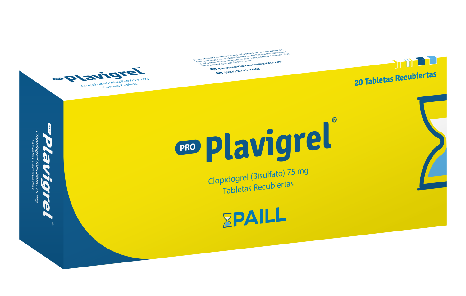 PLAVIGREL 75 MG X 20 TABLETAS