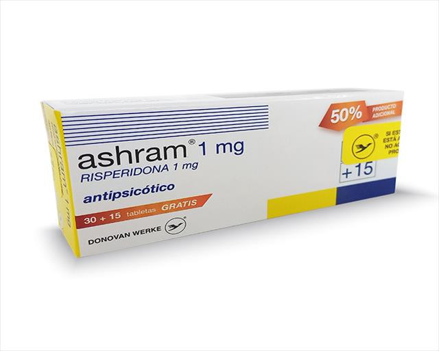 ASHRAM 1MG TABLETAS X 30+15