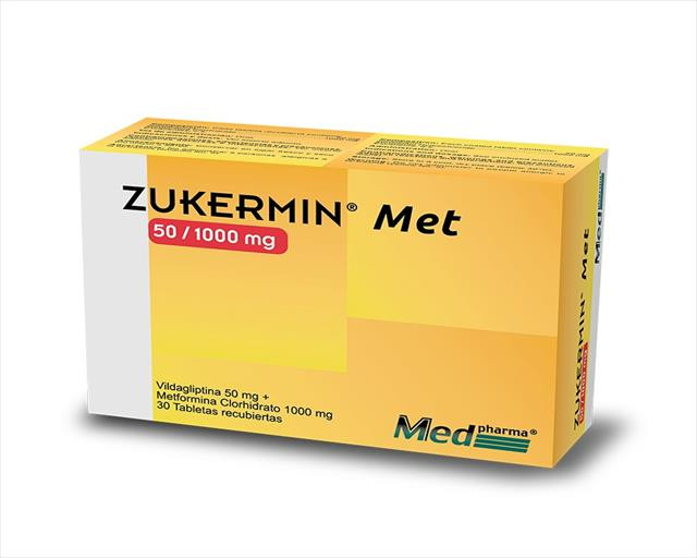 ZUKERMIN MET TABLETAS 50MG/1000MG X 30