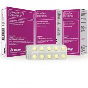 DIOXAFLEX 50MG TABLETAS X 10 (1Blister)