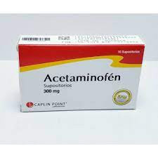 ACETAMINOFEN CAPLIN 300 MG X 10 SUPOSITORIOS