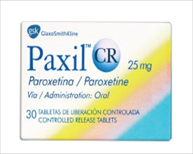 PAXIL CR 25MG X 30 TABLETAS