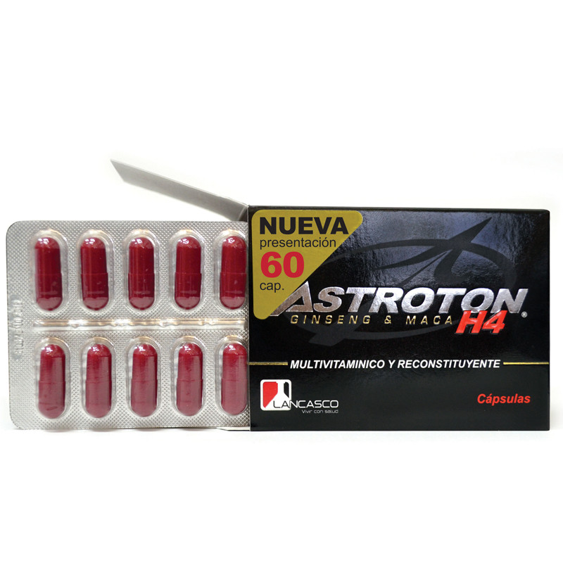 ASTROTON H-4 GSING/MACA CAPSULAS X 60