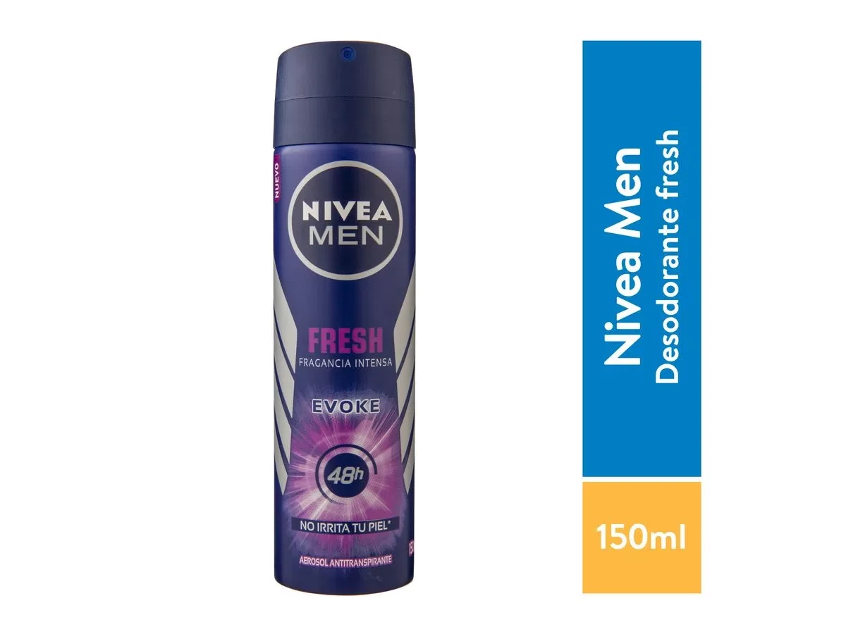 NIVEA MEN SPRAY FRESH EVOKE x 150ML