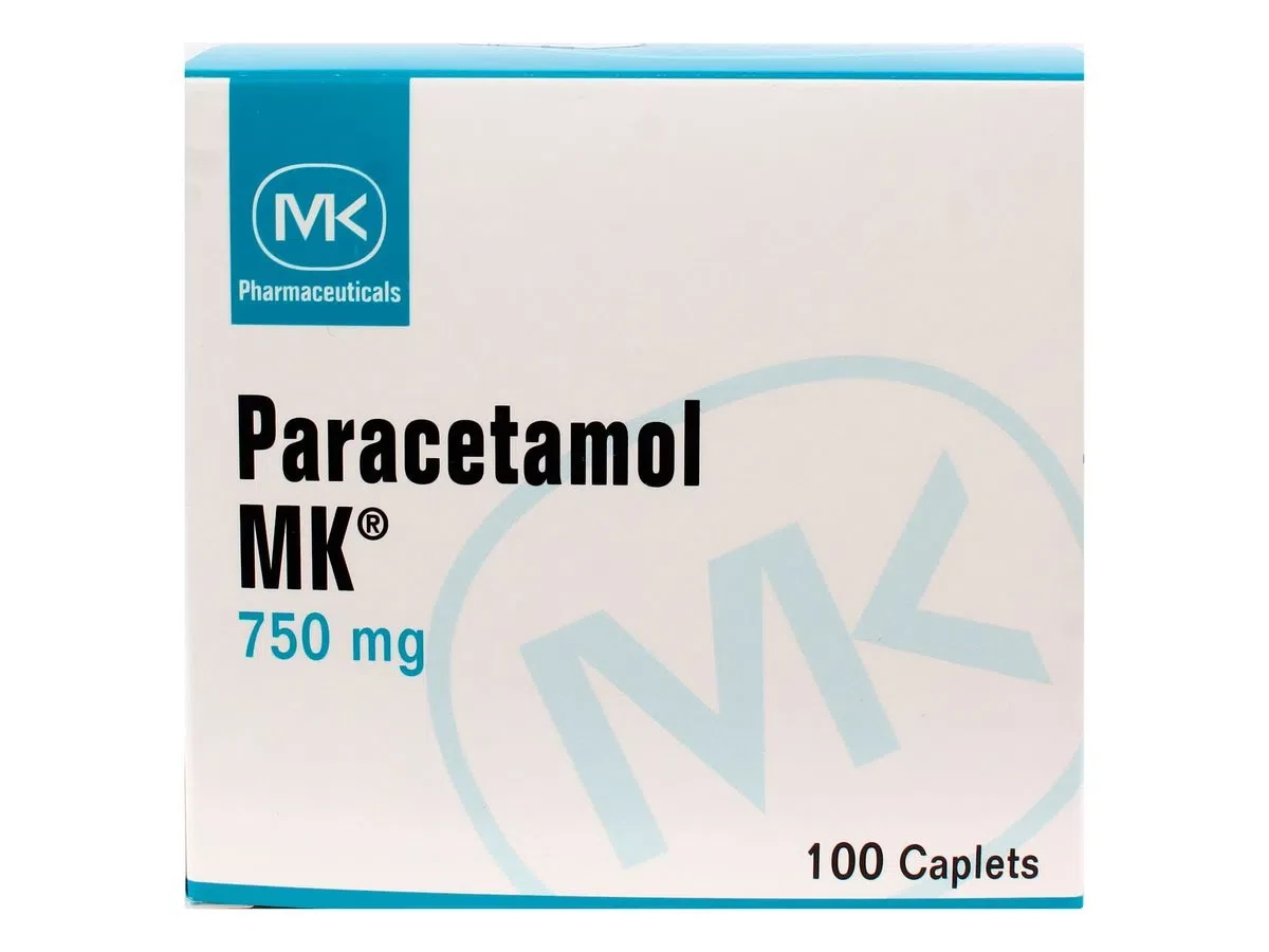 PARACETAMOL MK 750MG X 100 CAPLETAS