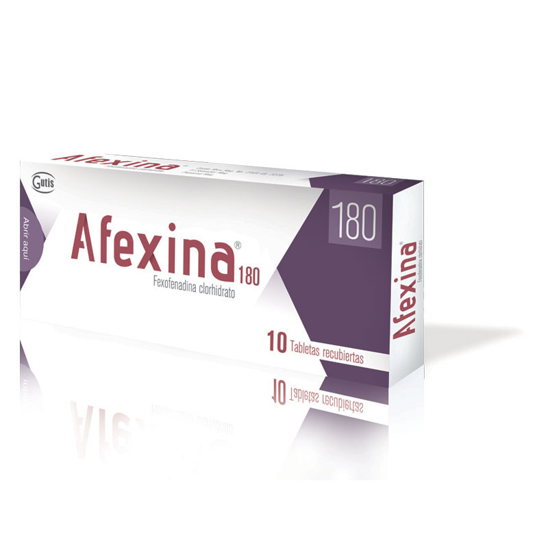 AFEXINA 180MG X 10 TABLETAS