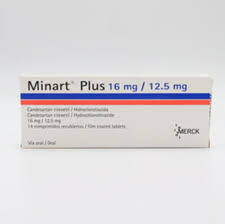 MINART PLUS COMPRIMIDOS 16/12.5MG x 14