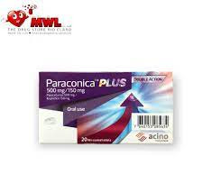 PARACONICA PLUS TABLETAS 500/150MG X 20