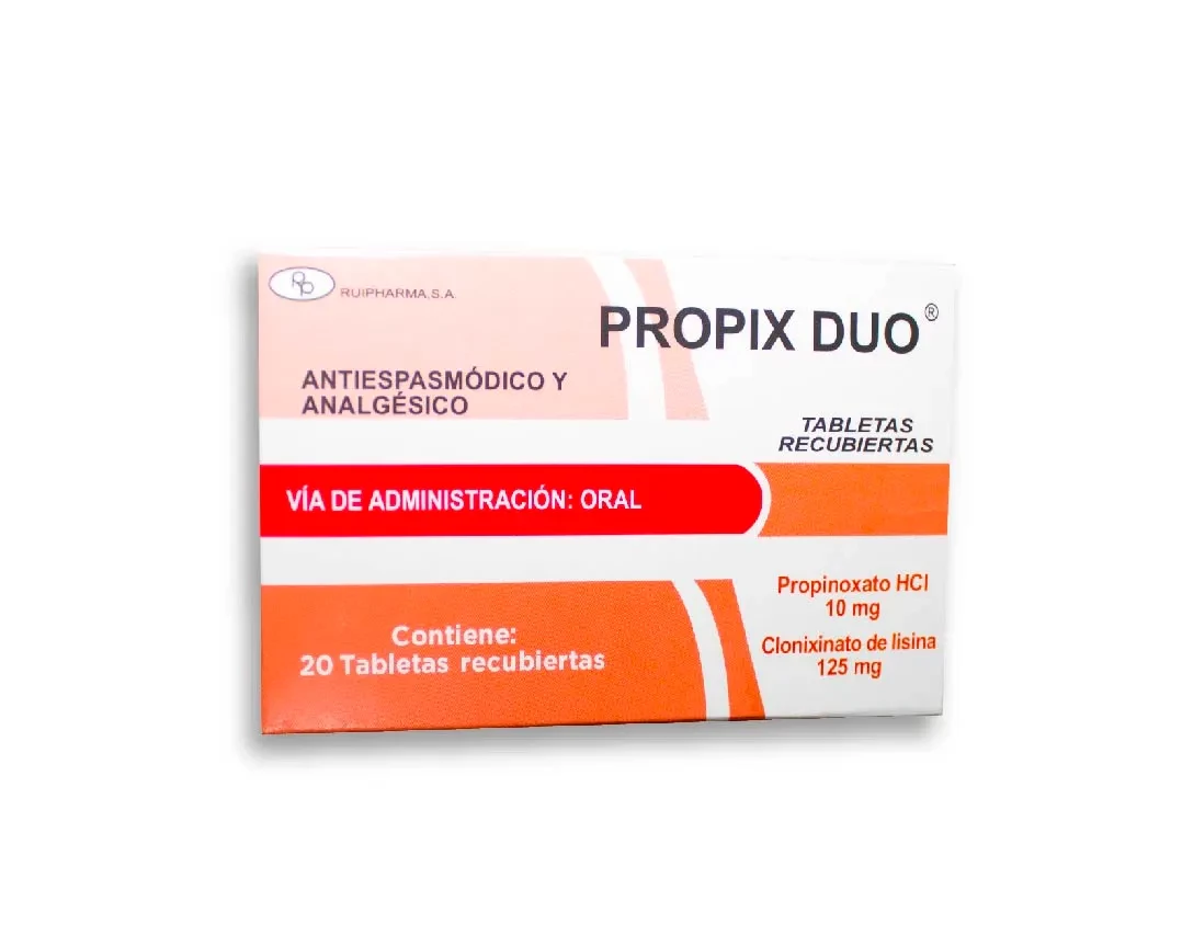 PROPIX DUO TABLETAS 10MG/125MG X 20