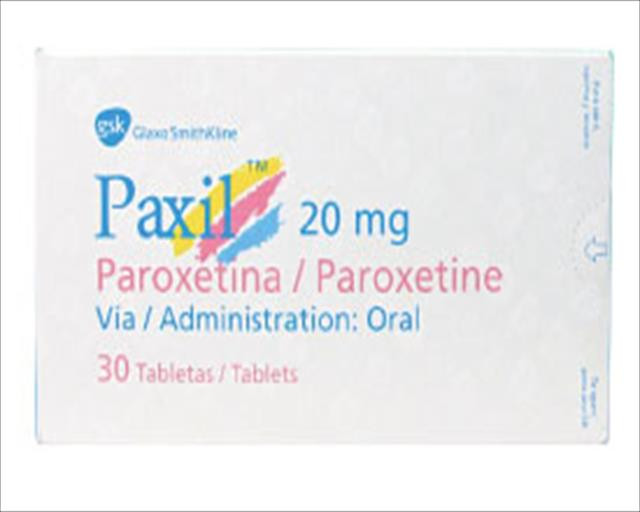 PAXIL 20MG X 30 TABLETAS