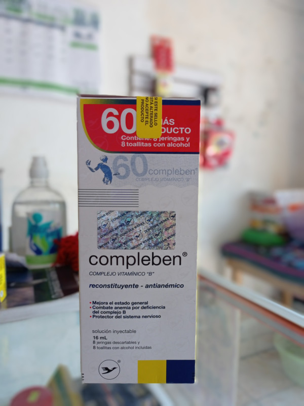 COMPLEBEN 16ML INYECTABLE 60%MAS X1