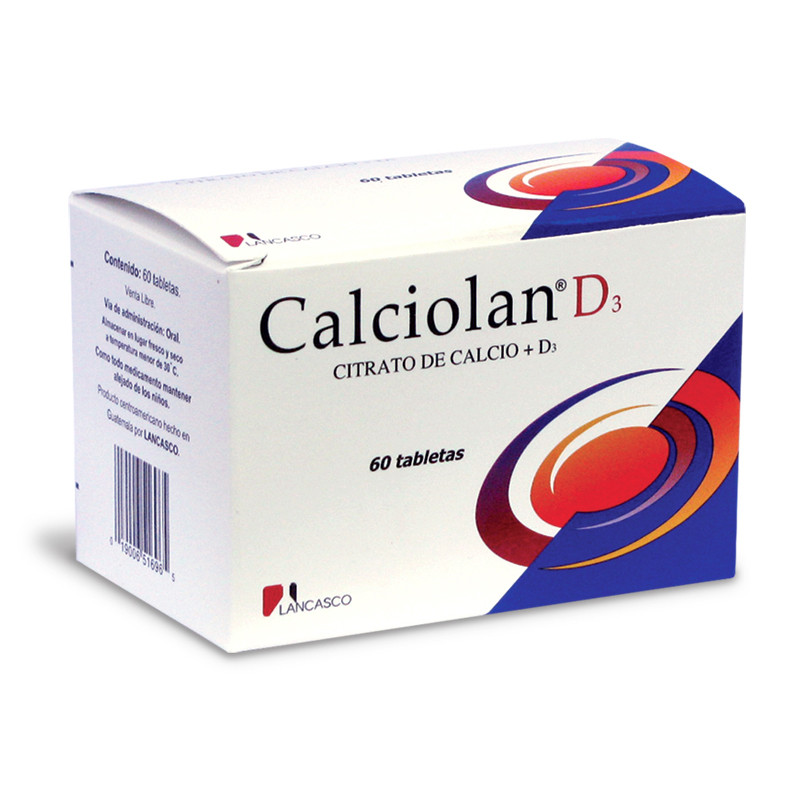 CALCIOLAN+D3 TABLETAS X 60