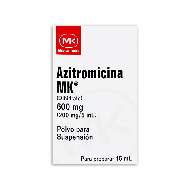 AZITROMICINA MK SUSPENSION 600MG X 15ML