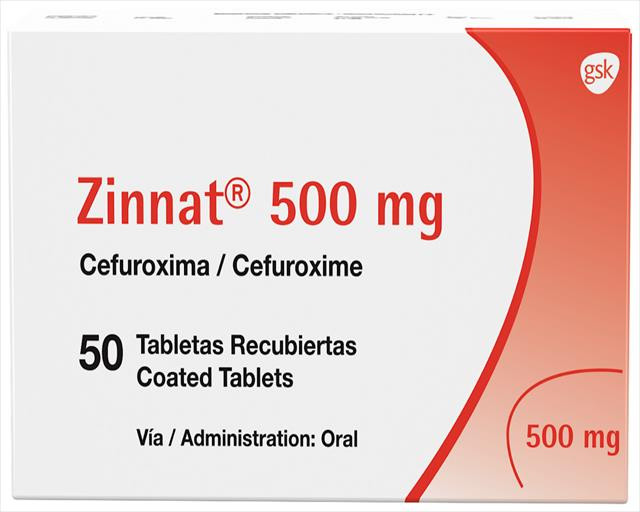 ZINNAT 500 MG.X 10 TABLETAS