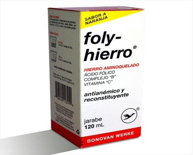 FOLY HIERRO X 120 ML JARABE