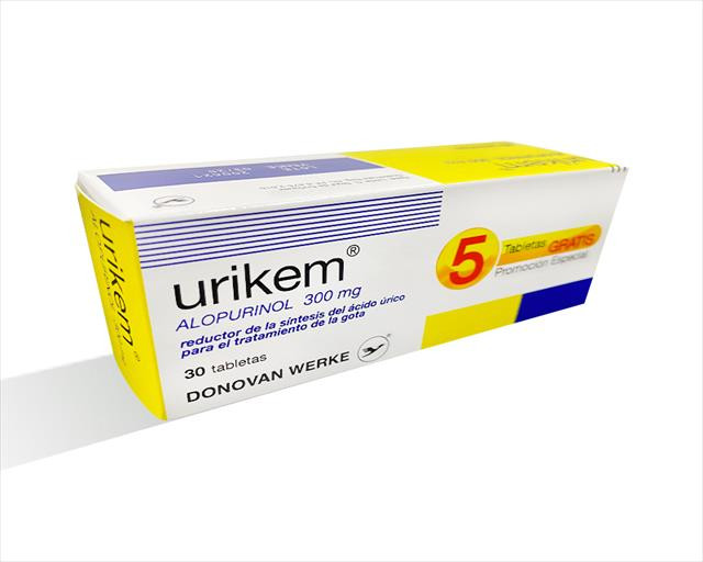 URIKEM 300MG X 30 TABLETAS + 5 GRATIS