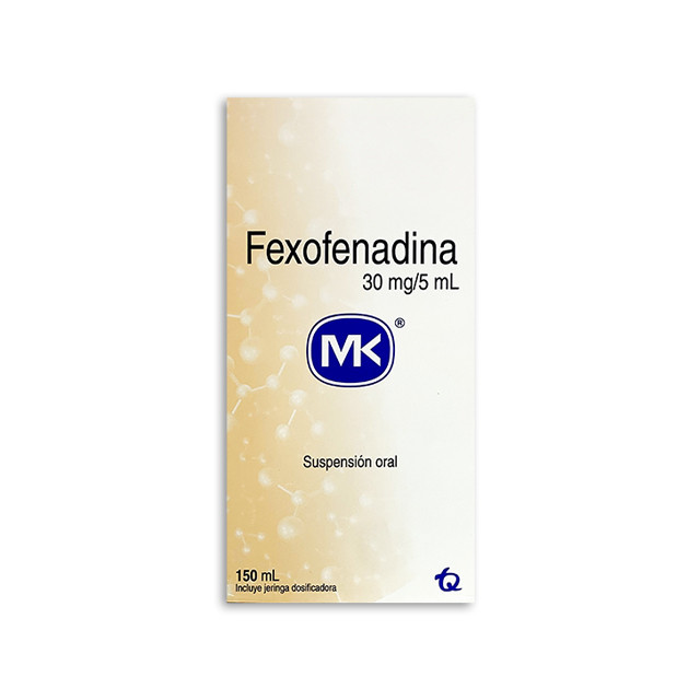 FEXOFENADINA MK 30MG X 150ML JARABE