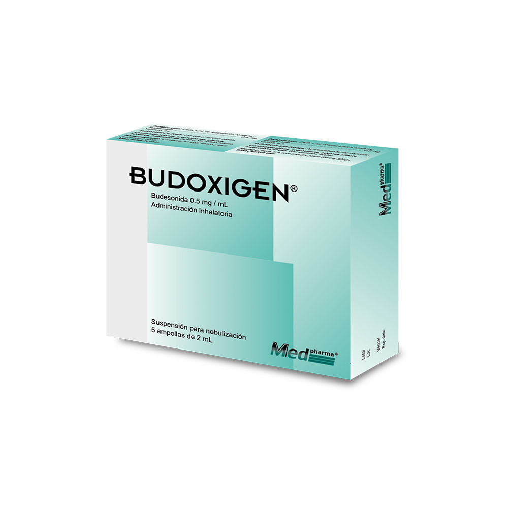 BUDOXIGEN 0.5MG/ML SUSP P/NEBULIZAR AMP X 5