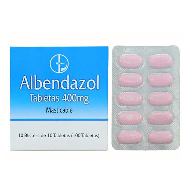 ALBENDAZOL CAPLIN 400 MG X 100 TABLETAS