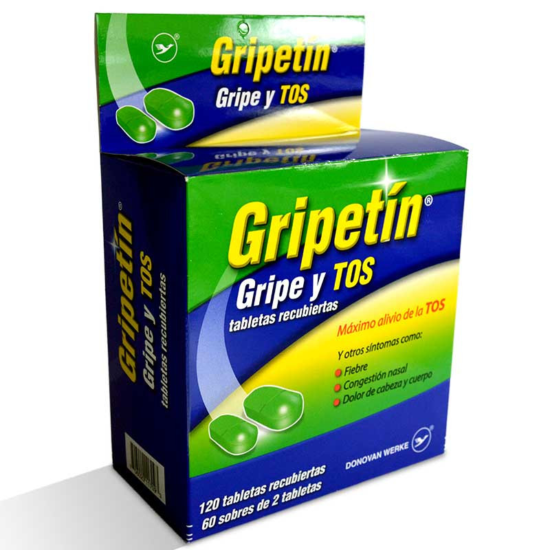 GRIPETIN DIA DISPENSADOR X 120 CAPSULAS