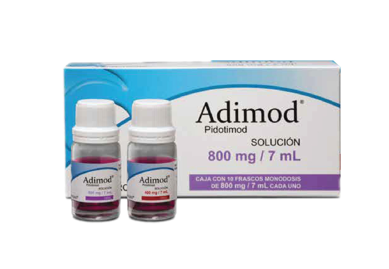 ADIMOD SOLUCION FRASCOS 800MG/7ML X  10