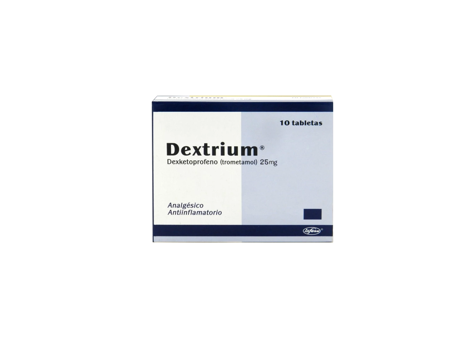 DEXTRIUM 25MG TABLETAS X 5 (1Blister)