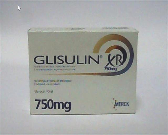 GLISULIN XR 750MG TABLETAS X 30