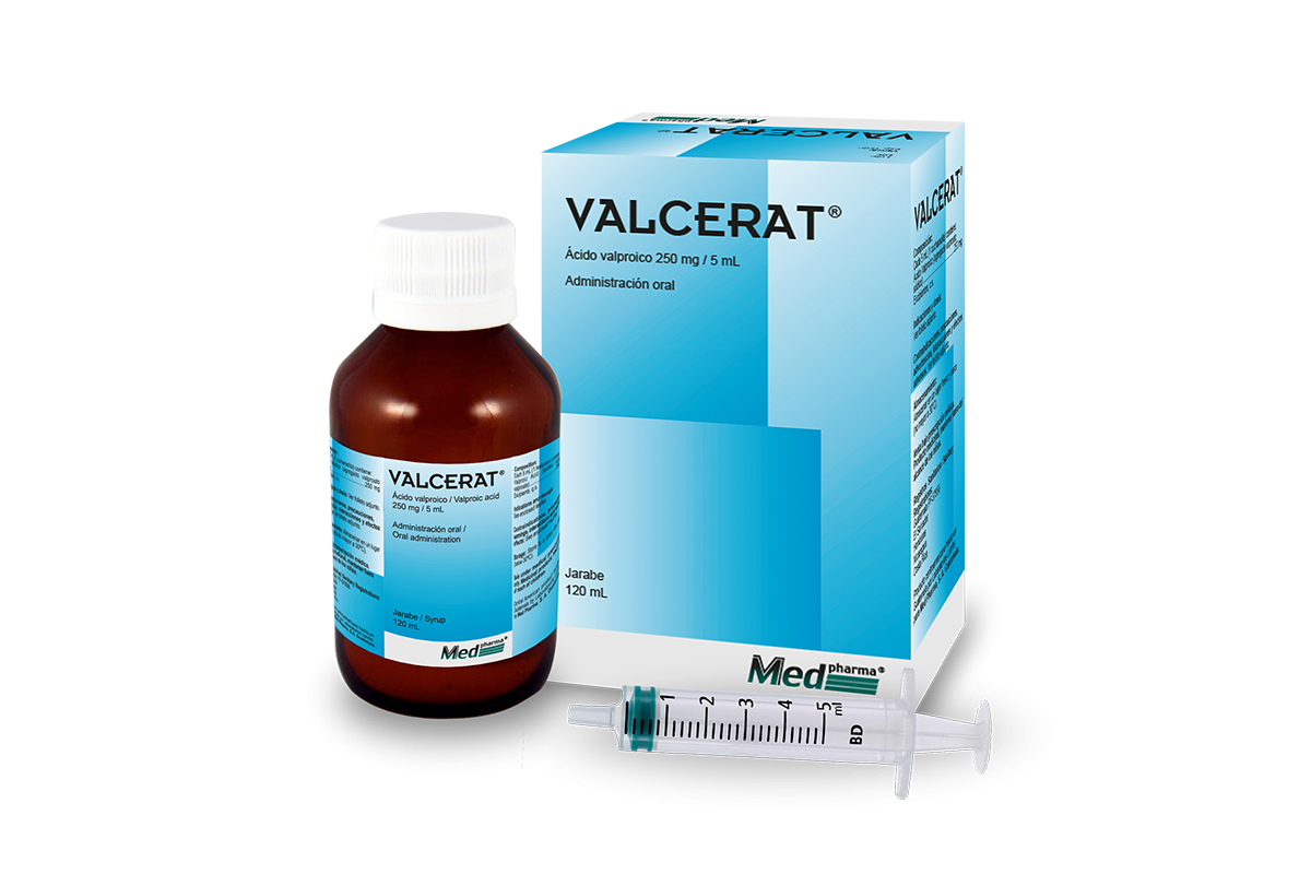 VALCERAT JARABE 250MG/5ML  X 120ML