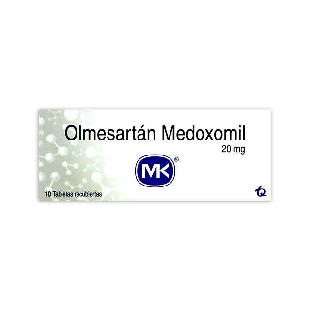 OLMESARTAN MK 20MG X 10 TABLETAS