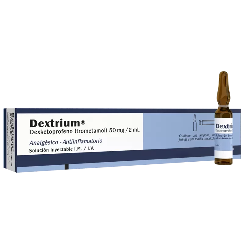 DEXTRIUM 50 MG X 1 AMPOLLA INYECTABLE