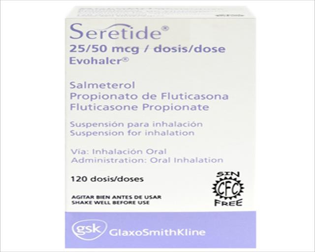 SERETIDE EVOHALER 25/50MCG X 120 DOSIS