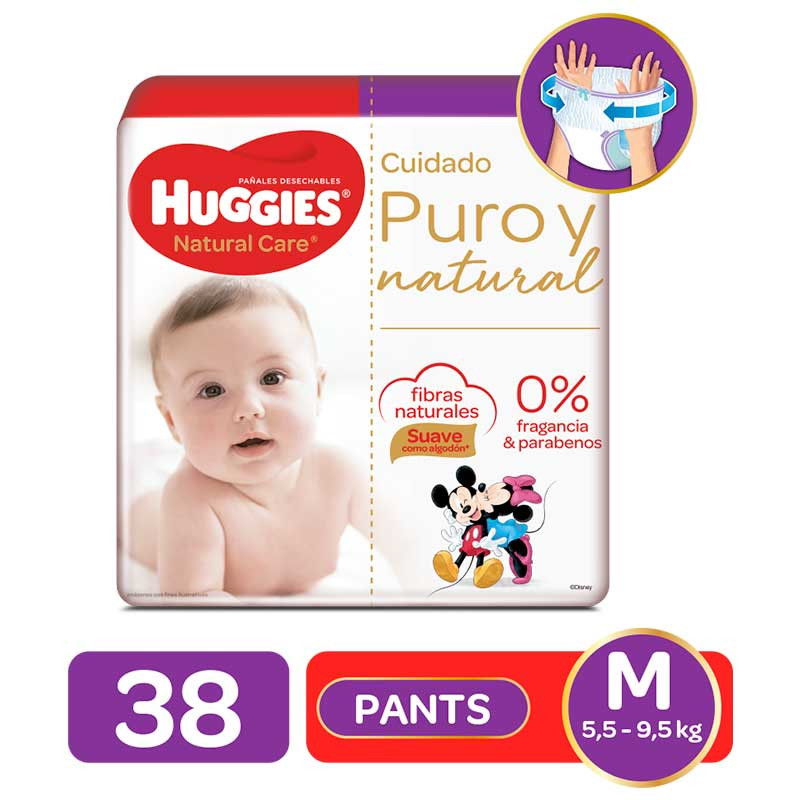 HUGGIES NAT CARE PANTS CLOUD M X 38