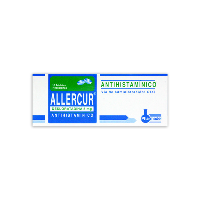 ALLERCUR CORT 5MG/0.6MG TABLETAS X 10