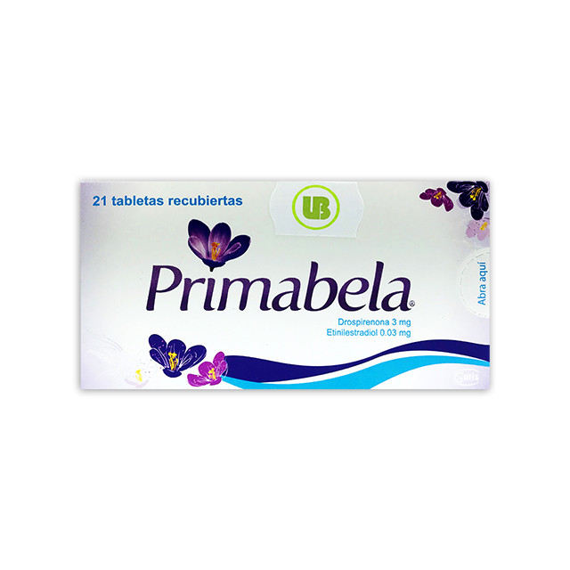 PRIMABELA TABLETAS 3MG/30MCG X 21