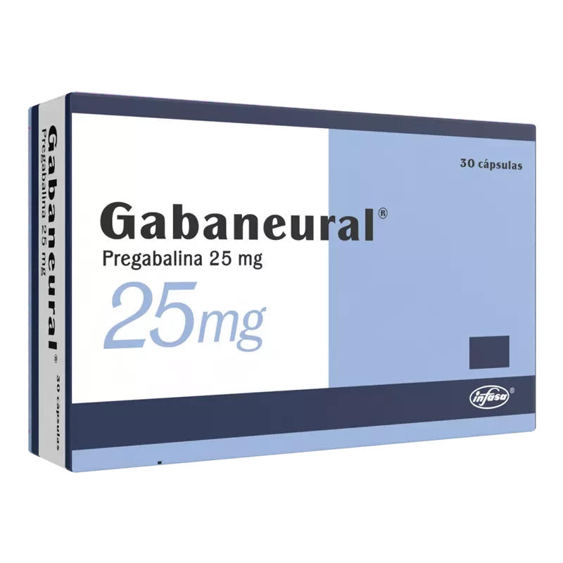 GABANEURAL 25 MG X 30 CAPSULAS