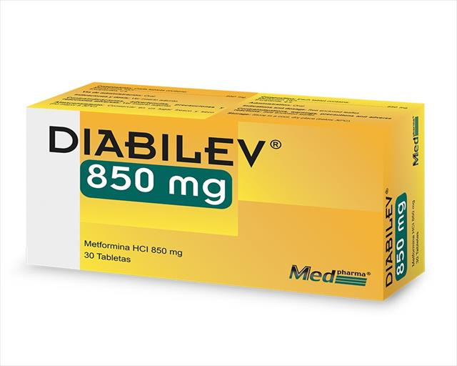 DIABILEV TABLETAS 850MG X 30