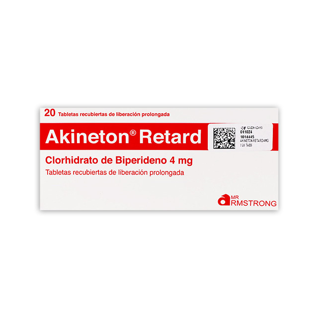 AKINETON RETARD 4 MG X 20 TABLETAS