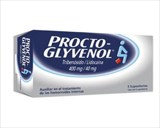 PROCTO GLYVENOL 5 SUPOSITORIOS