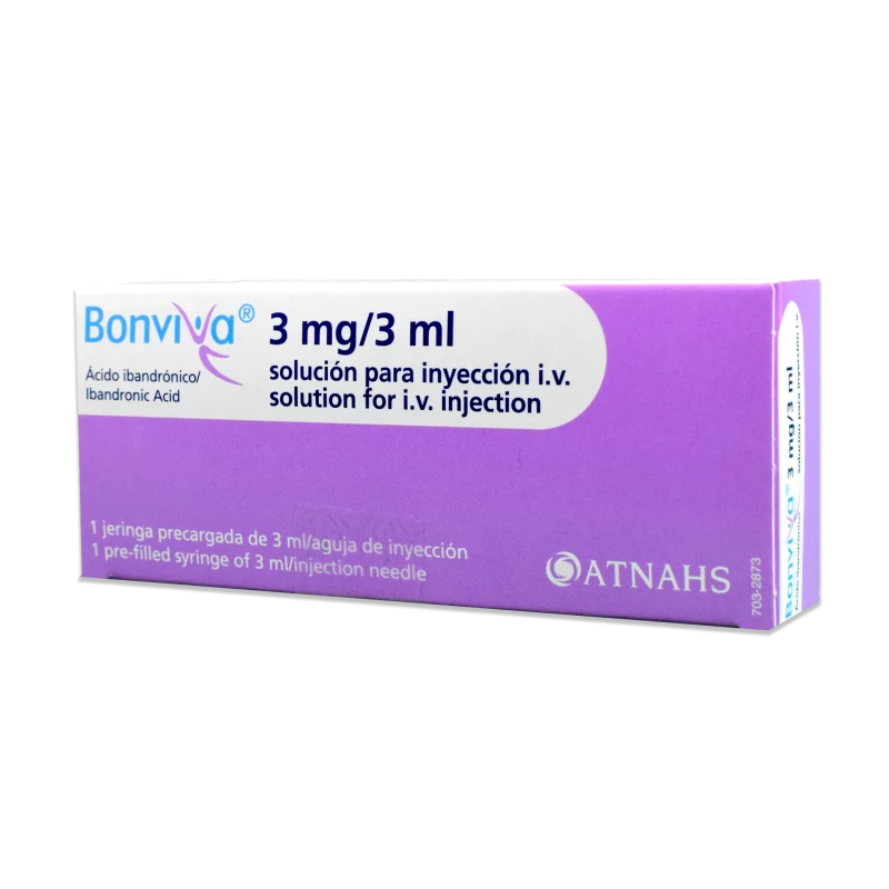 BONVIVA IV 3MG x 3ML x 1 VIAL